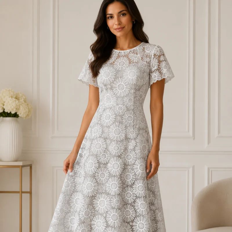 Organza Embroidery Fabric