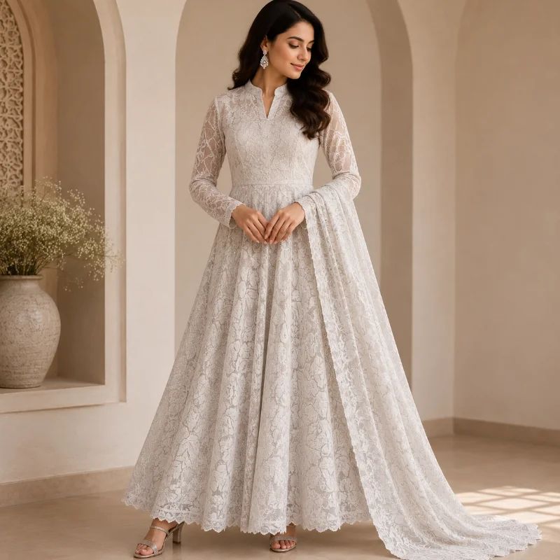 Cotton Net Jacquard