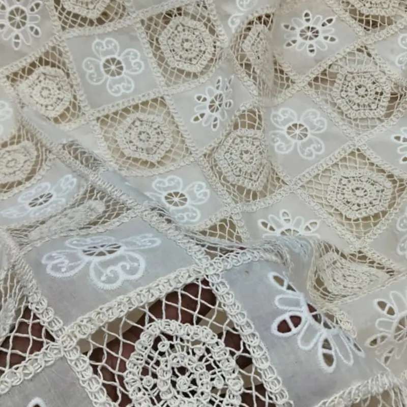 Cutwork Applique Fabric view 2