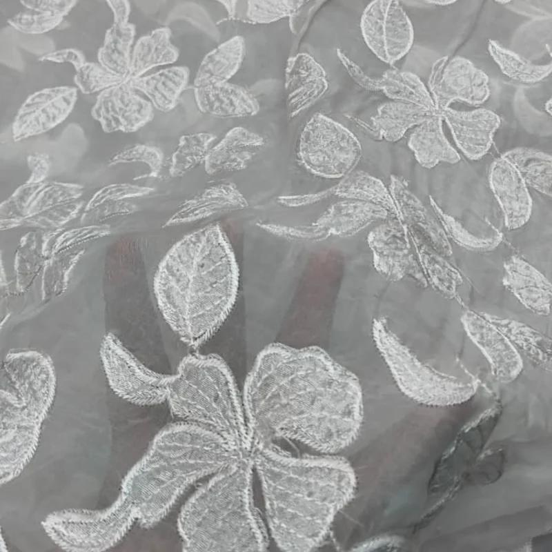 Viscose Embroidery Fabric view 3