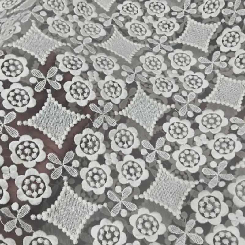 Organza Embroidery Fabric view 2