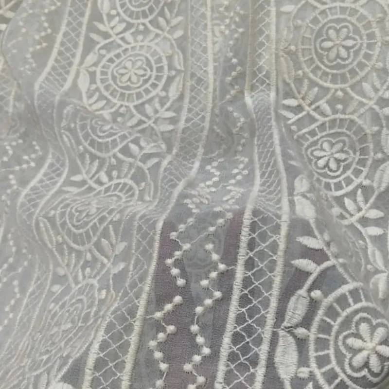 Viscose Embroidery Fabric view 2