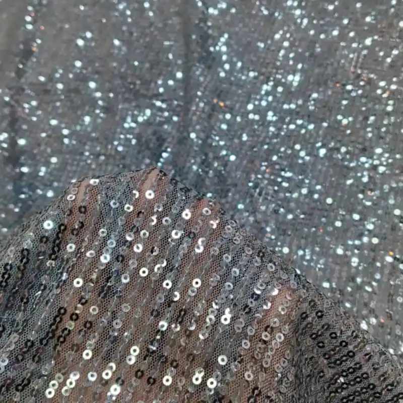 Georgette Sequin Fabric view 3