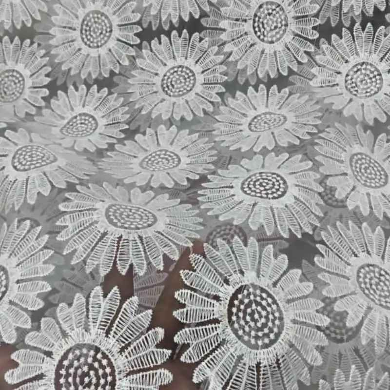 Organza Embroidery Fabric view 3