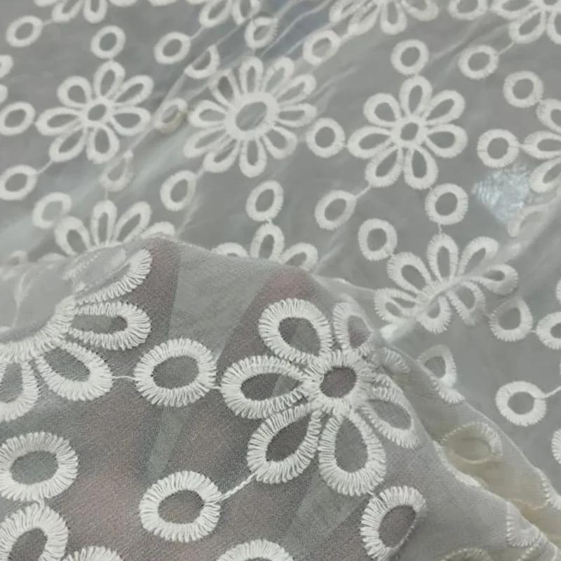 Viscose Embroidery Fabric view 4